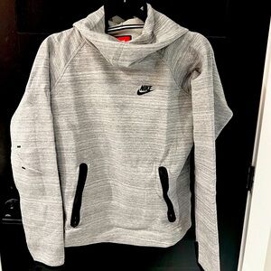 Nike women hoodie, size large, soft tech material, good condition